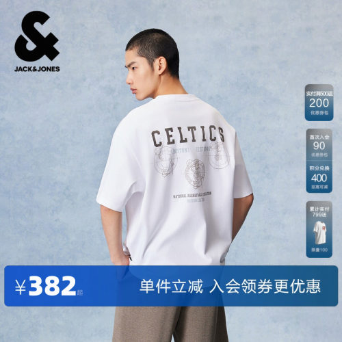 圆领领型，底摆波士顿凯尔特人队logo刺绣