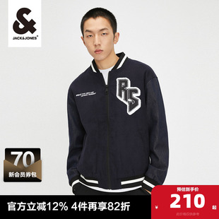 羊羔毛夹克棉衣棒球服男装 杰克琼斯夹克外套春季 棉服合辑