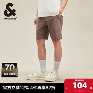 短裤 男款 纯棉男裤 杰克琼斯夏季 子男装 达芬奇主题男士 休闲裤 新款