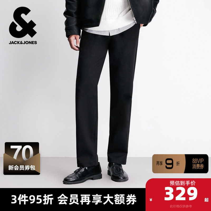 杰克琼斯男装2025年冬季新款锥形百搭基础大众休闲裤长裤男款,男装,休闲裤,淘宝优惠券,粉丝福利购,淘宝优惠卷