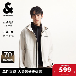 抽绳连帽立体长袖 BSQ联名款 外套 秋季 杰克琼斯奥特莱斯夹克男装