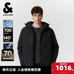 长袖 经典 双色可选上衣 连帽羽绒服2025年新款 杰克琼斯男生秋季