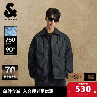 【无缝压胶轻薄羽绒服】杰克琼斯颜值轻羽冬轻薄衬衫夹克外套男装