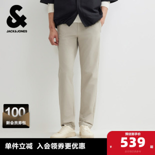 子立体剪裁弹力面料常规舒适潮 双色可选春秋裤 杰克琼斯男装 休闲裤