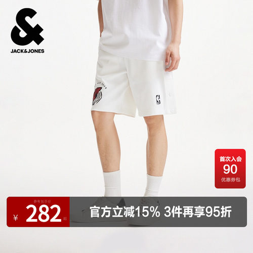 略宽松版型 抽绳可调节腰头 双侧插袋