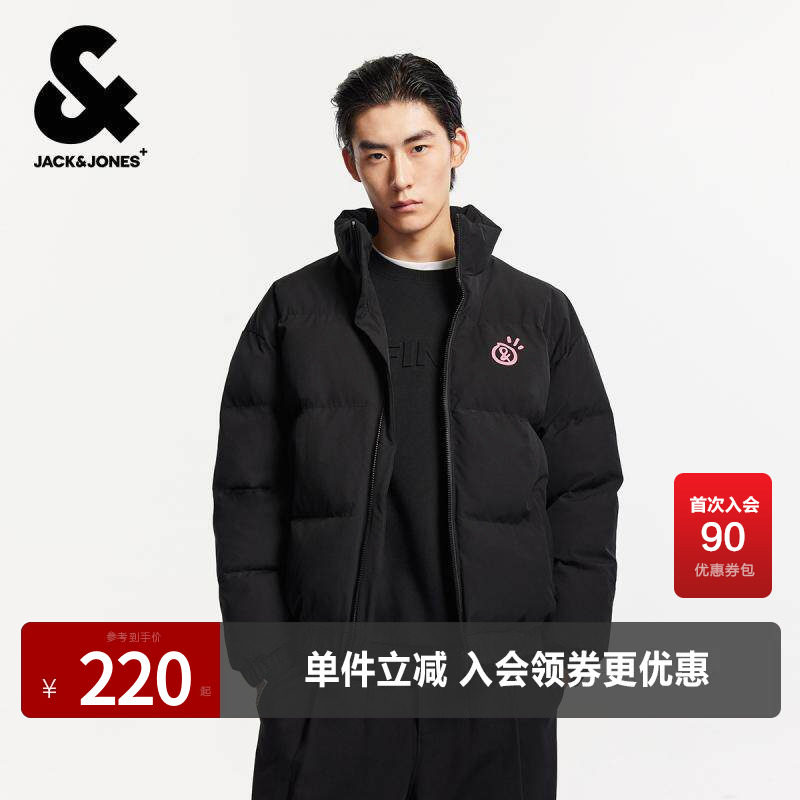 杰克琼斯立体印花棉服