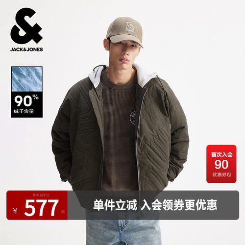 略宽松版型 可拆卸连帽设计 拉链门襟