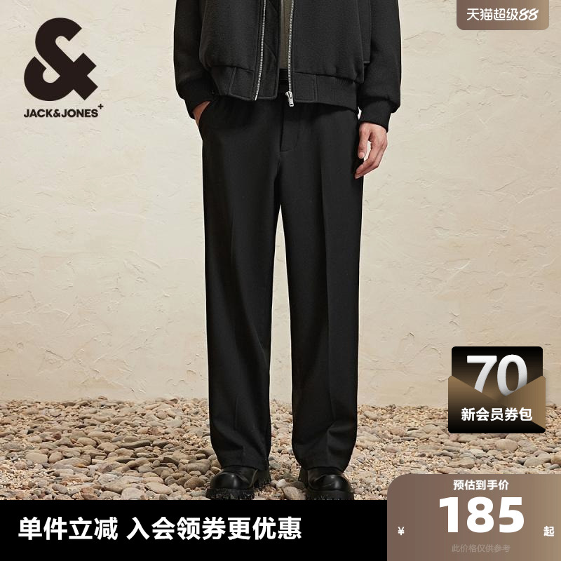 休闲裤纯色杰克琼斯舒适