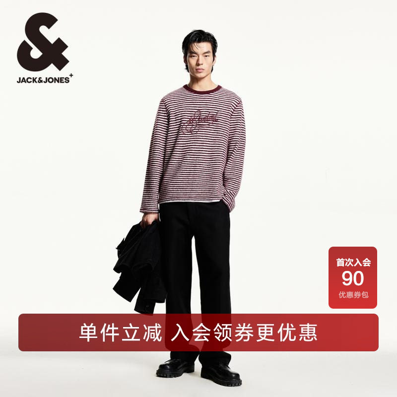 【针织合集】杰克琼斯春潮流舒适男士圆领字母毛衣针织衫上衣男装