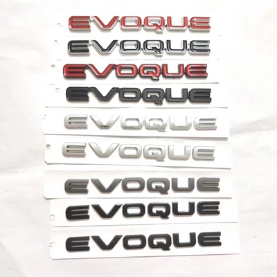 适用于新款路虎揽胜极光EVOQUE车标后备箱标志改装黑色车贴字母标