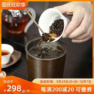手工纯铜茶洗建水茶渣缸带盖家用水洗笔洗水盂功夫茶道零配件 日式