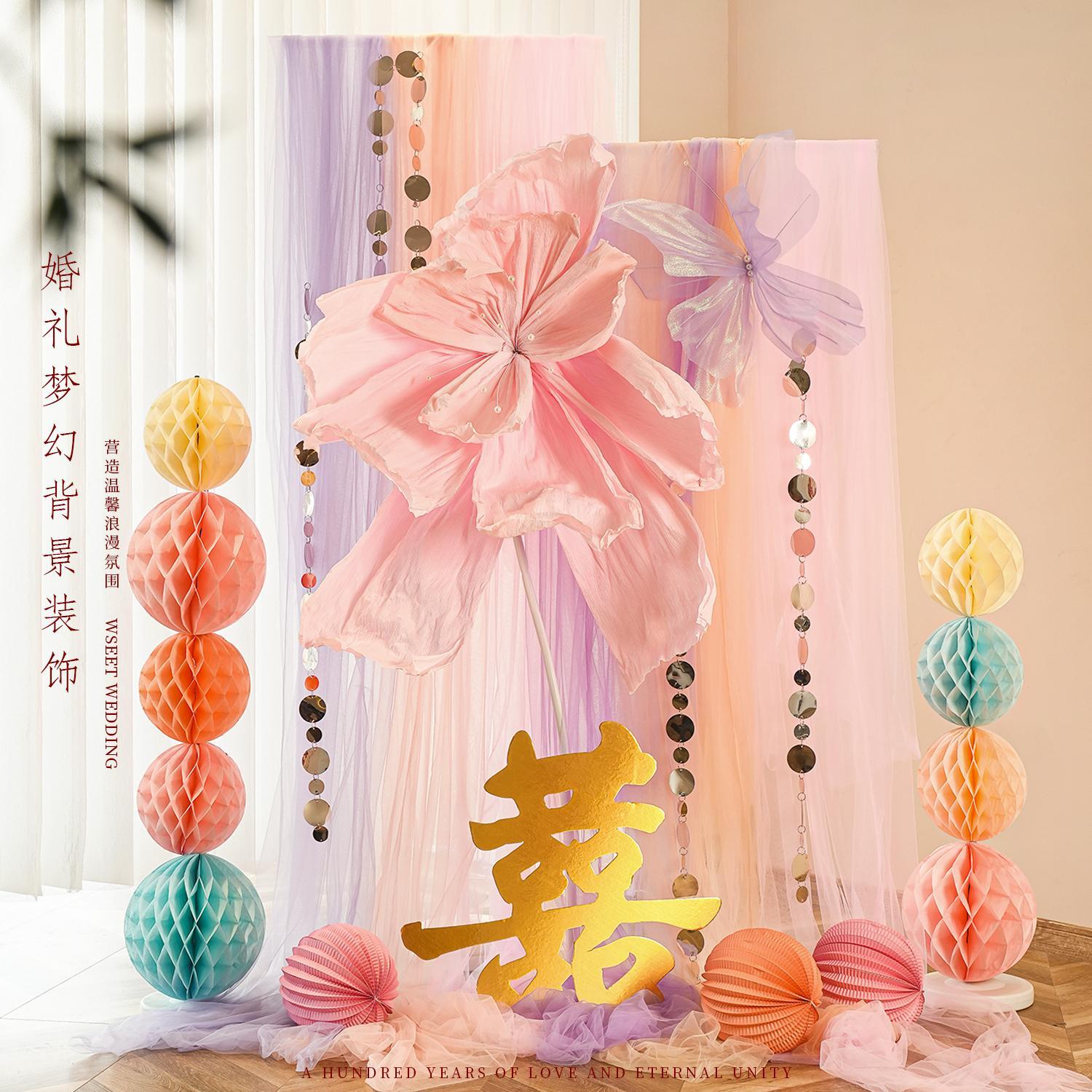 婚房布置结婚装饰套装仿真花桌花桌面摆件假花艺装扮婚礼婚庆用品