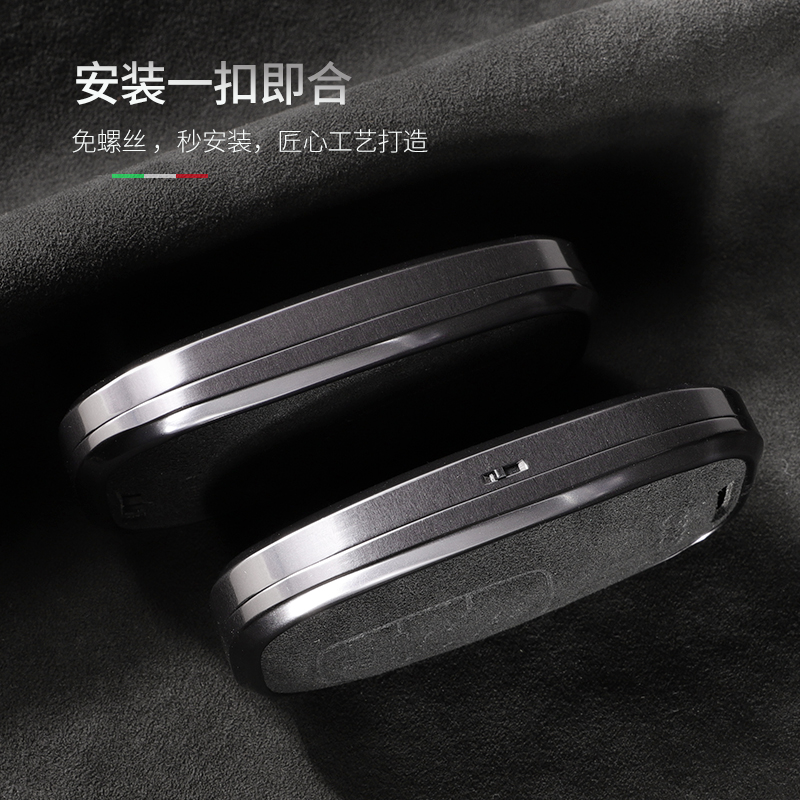适用奥迪钥匙套A4L A6L A5 Q5老款Q7 A7 A8翻毛金属扣钥匙包壳