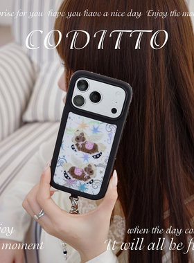 coditto原创天使小马磁吸手机壳适用iPhone17promax少女心可爱苹果17pro16promax保护套防摔16pro韩系ins风