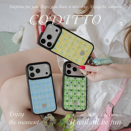 coditto青提织花适用苹果手机壳