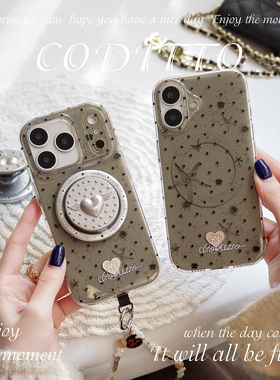 coditto原创浅滩适用苹果17promax磁吸手机壳iphone16promax17pro创意韩系15pro16pro保护套简约新款高级感