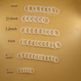波纹管软管进水管密封圈垫片4分钟6分钟1英寸气管硅橡胶垫片凹凸