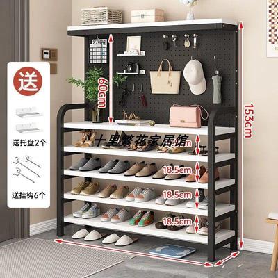 鞋架家用门口多层鞋柜室内简易新款钢制铁艺收纳层架玄关鞋架置物