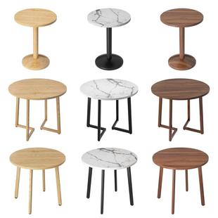 洽谈办公会议接待桌子奶茶店小吃咖啡厅出租房阳台长方形小圆桌子