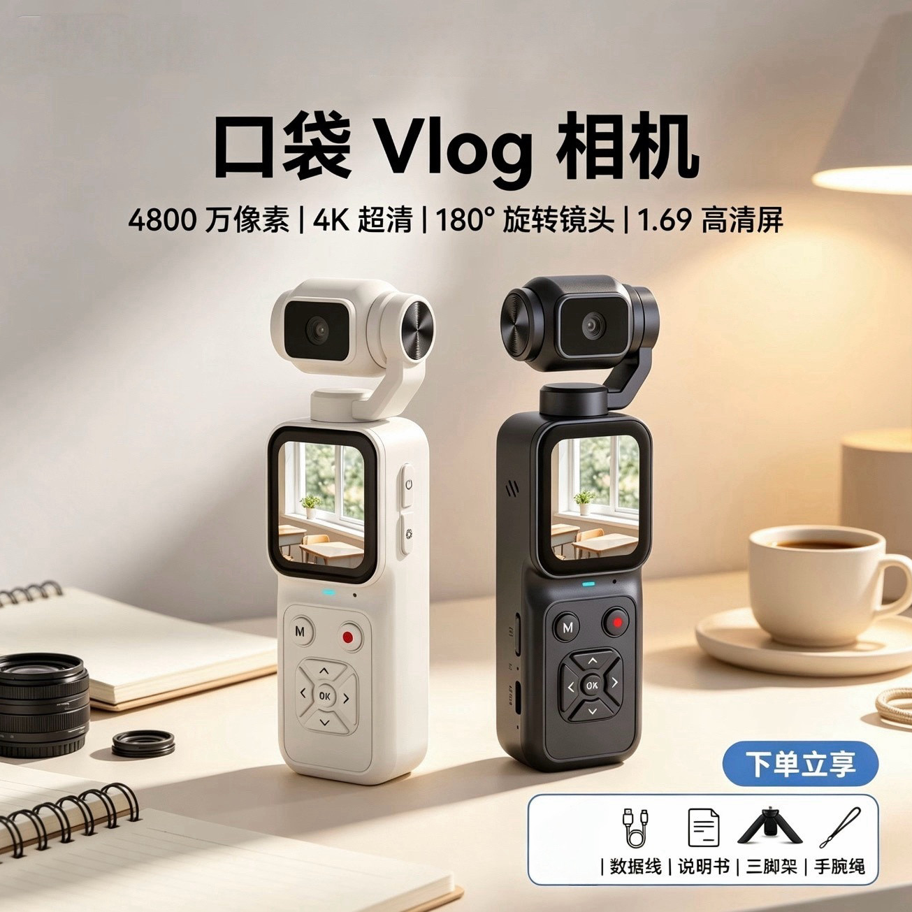 手持Pocket云台数码相机防抖记录