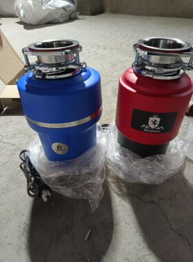 睿迈厨余垃圾处理器家用食物下水道搅碎机水槽下水管厨余粉碎机