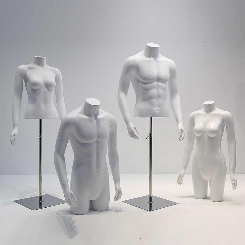 男装店半身模特道具男女人台模特架子服装店全身假人体内衣展示架