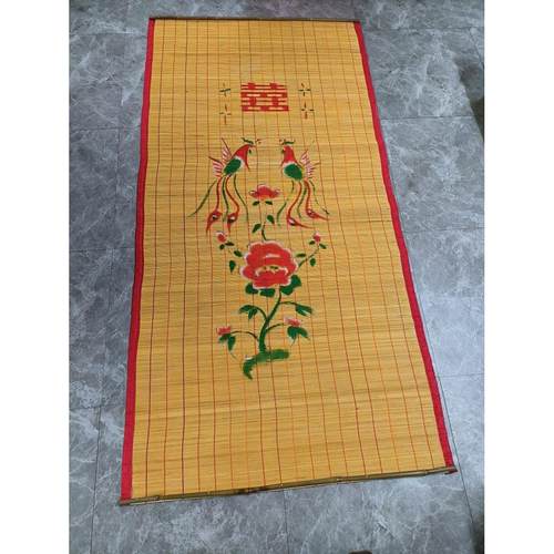 潮汕婚庆潮汕传统妙儿纯手工制作竹门帘用大门门帘尺寸可订做竹帘