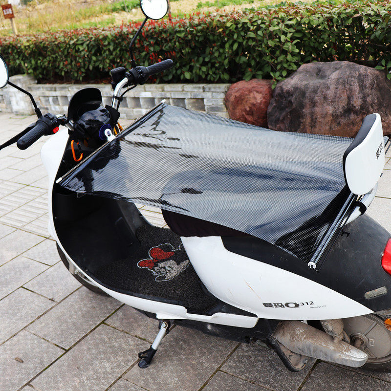 电动摩托车通用坐垫防晒罩防雨踏板车伸缩隔热防水防晒遮阳挡通用