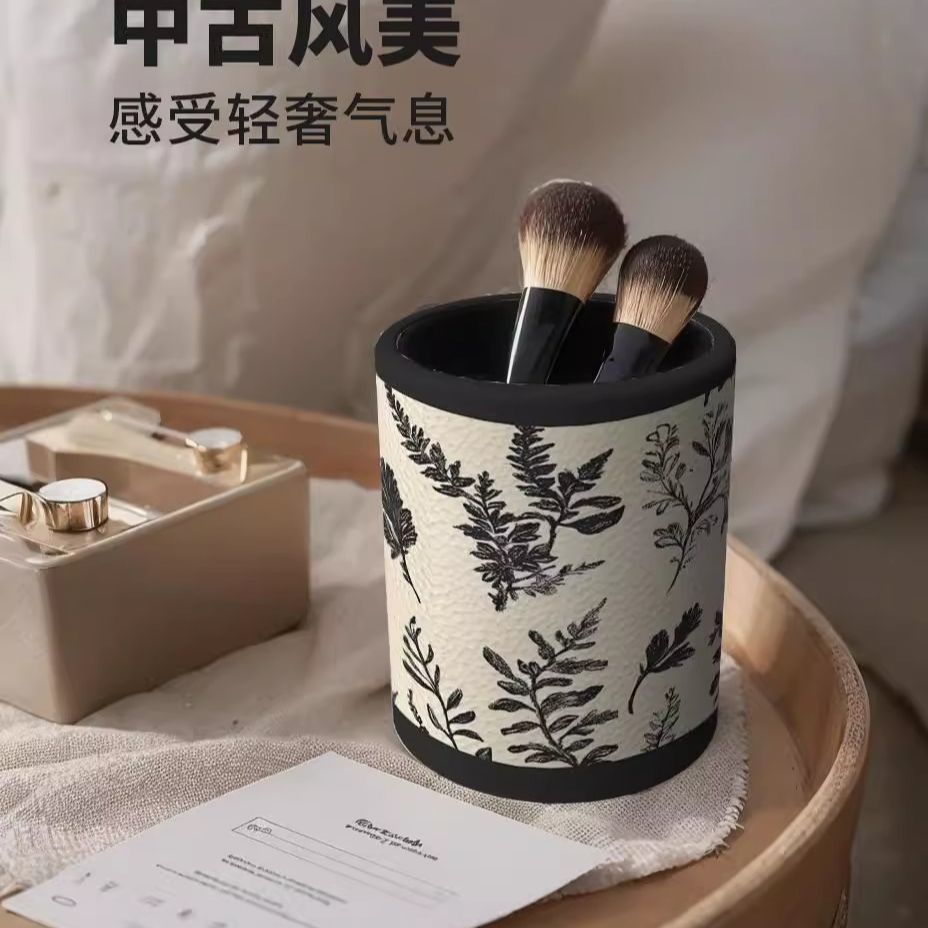 中古风笔筒热款收纳高级图片