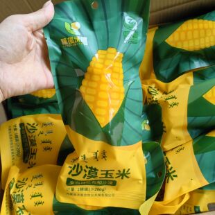 隆福沃原沙漠玉米来自内蒙古乌兰布和沙漠黄糯鲜玉米早餐玉米棒