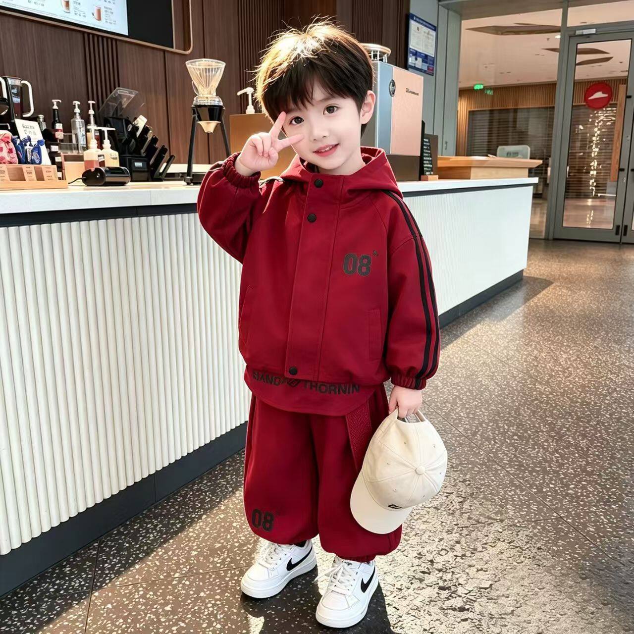 童装男童秋装套装2026新款儿童衣服宝宝韩版痞帅外套休闲男孩秋季