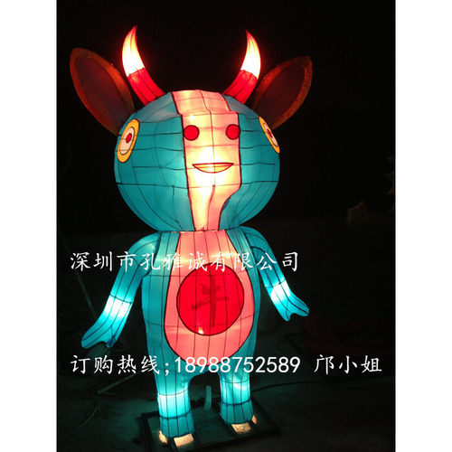 十二生肖牛花灯动物灯笼春节元