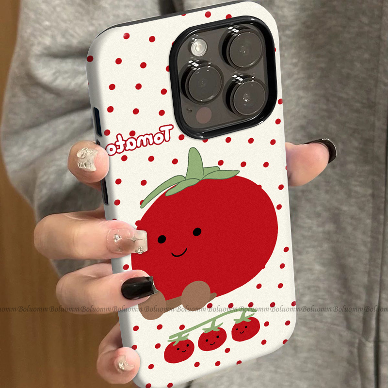 菲林适用于苹果17promax手机壳番茄玩偶iphone12/13套硅胶14max全包防摔xs可爱日韩15plus网红新款女air潮牌6