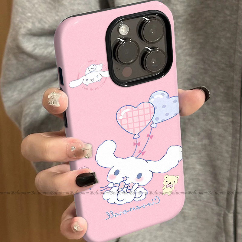 菲林适用于苹果17promax手机壳气球玉桂狗iphone12/13套硅胶14max全包防摔xs卡通风15plus网红新款女air潮牌6