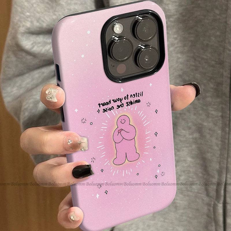 菲林适用于苹果17promax手机壳许愿小粉iphone12/13套硅胶14max全包防摔xs小众日韩15plus网红新款女air潮牌6