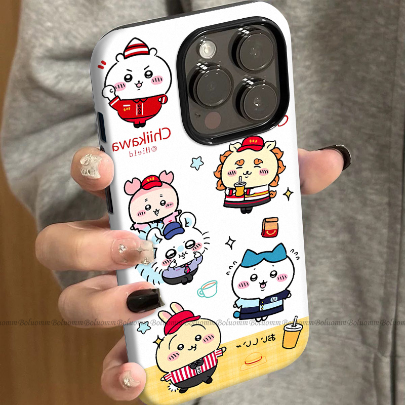 菲林适用于苹果17promax手机壳m记吉伊iphone12/13套硅胶14max全包防摔xs卡通日韩15plus网红新款女air潮牌6