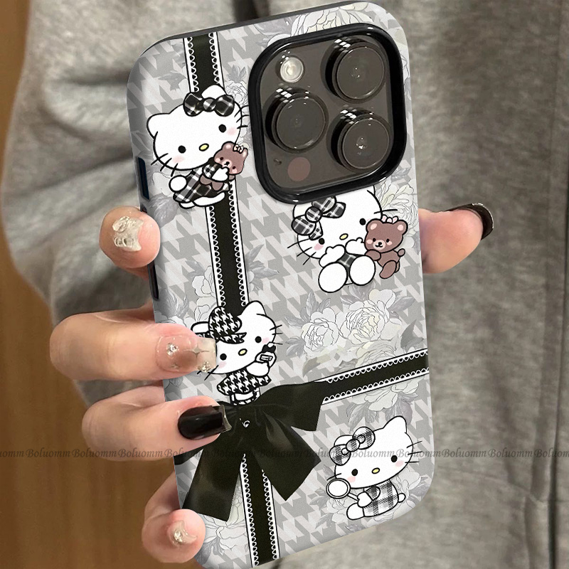 菲林适用于苹果17promax手机壳玫瑰凯蒂iphone12/13套硅胶14max全包防摔xs日韩可爱15plus网红新款女air潮牌6