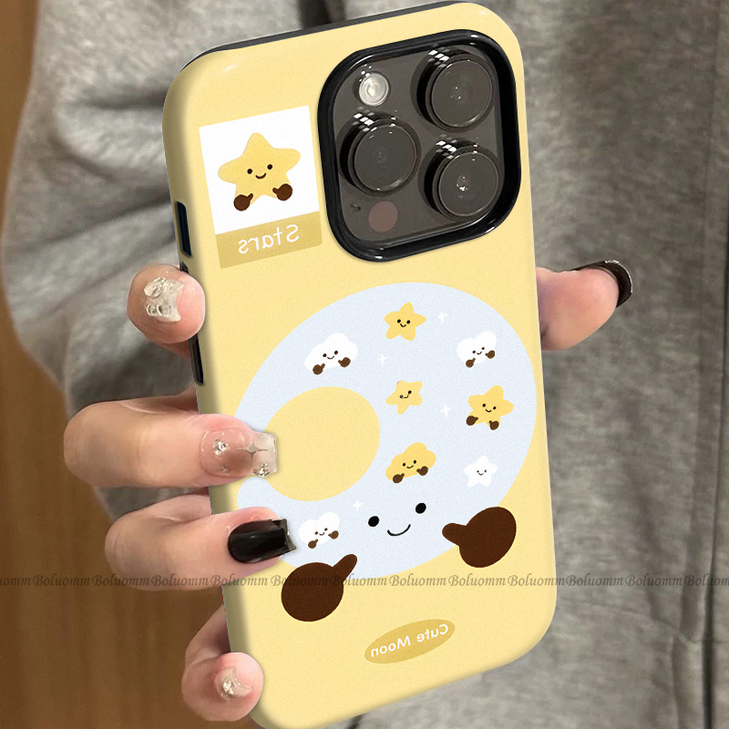 菲林适用于苹果17promax手机壳星星月亮iphone12/13套硅胶14max全包防摔xs可爱日韩15plus网红新款女air潮牌6
