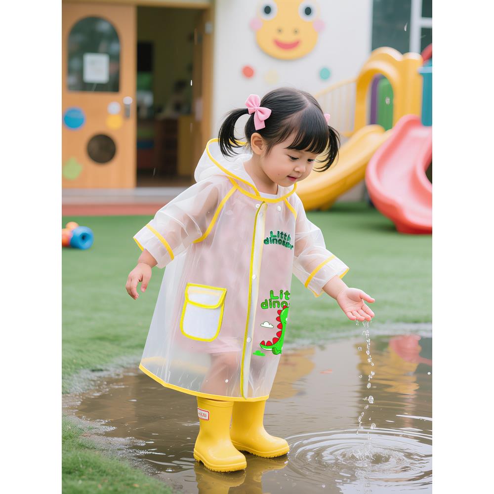儿童雨衣男童2025新款幼儿园学生上学专用3岁女孩小宝宝全身防水