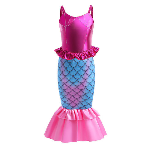 新品童装美人鱼公主裙