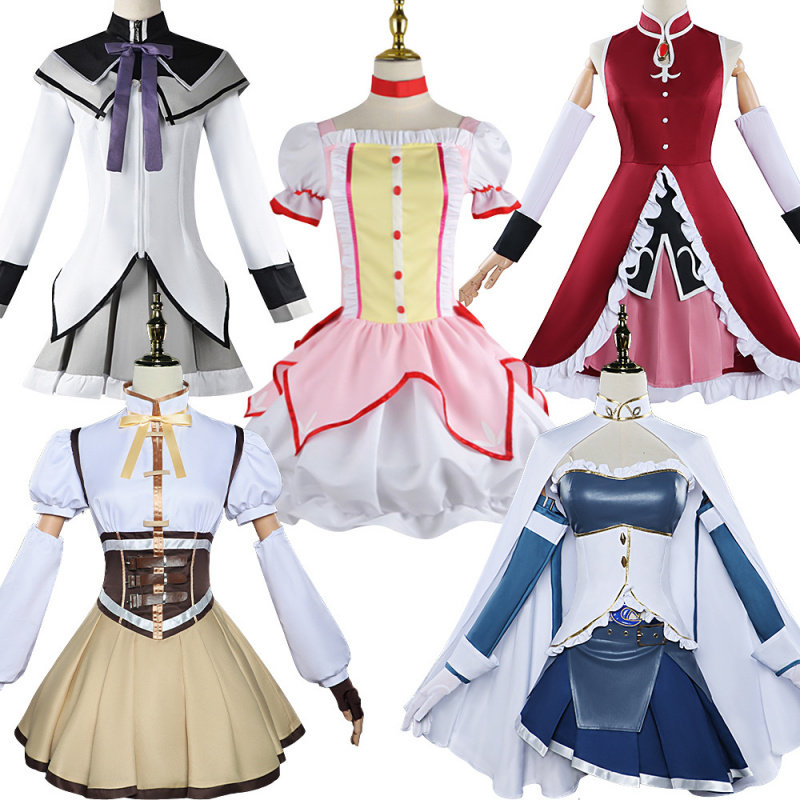 2024款魔法少女小圆cos服装cosplay鹿目圆香战斗服 魔法少女晓美