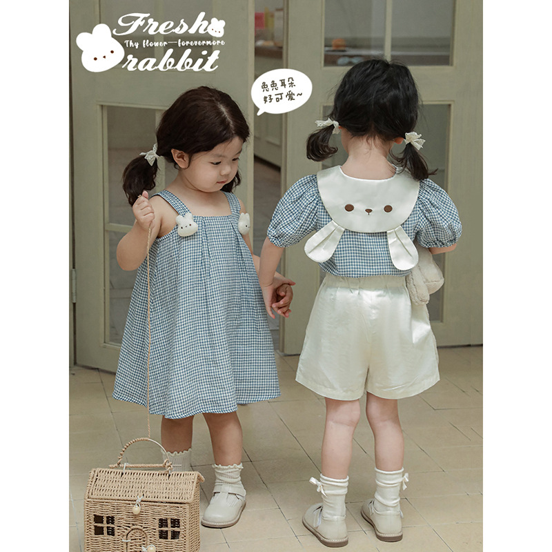 婴幼儿连衣裙女宝宝夏季兔子卡通