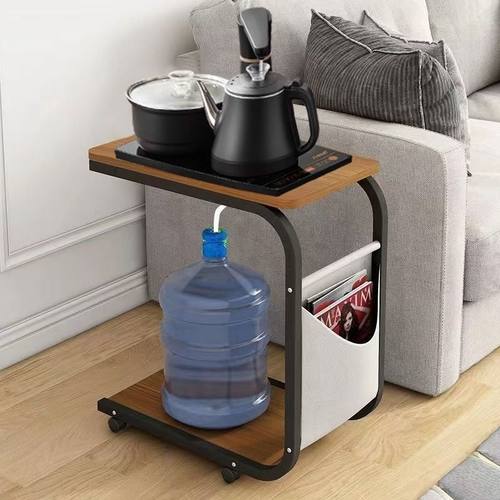 德国品质茶水柜网红边几多功能小型窄泡茶桌轻奢桌边柜带轮茶台茶