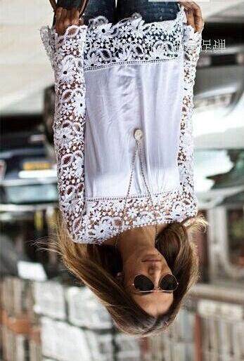 2018 summer lace women blouses OL t-shirt cotton tops女衬衫|msdalam kategori Butik wanita / wanita, shirt - dari Buy2taobao.com untuk memberikan perkhidmatan ejen Taobao profesional membeli