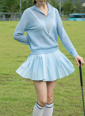 夏季高尔夫女士长袖网球速干