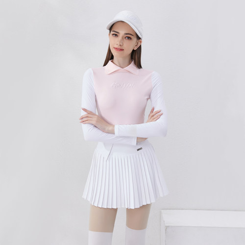 夏季高尔夫女士服装冰丝长袖