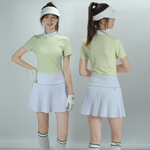 高菲斯特高尔夫女士夏季百搭修身凉感透气上衣时尚显瘦运动短裙