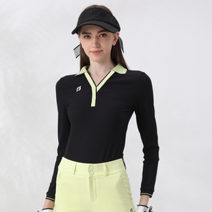 高尔夫女装长袖运动球衣服裙子套装golf户外弹力上衣百褶裙女裤子