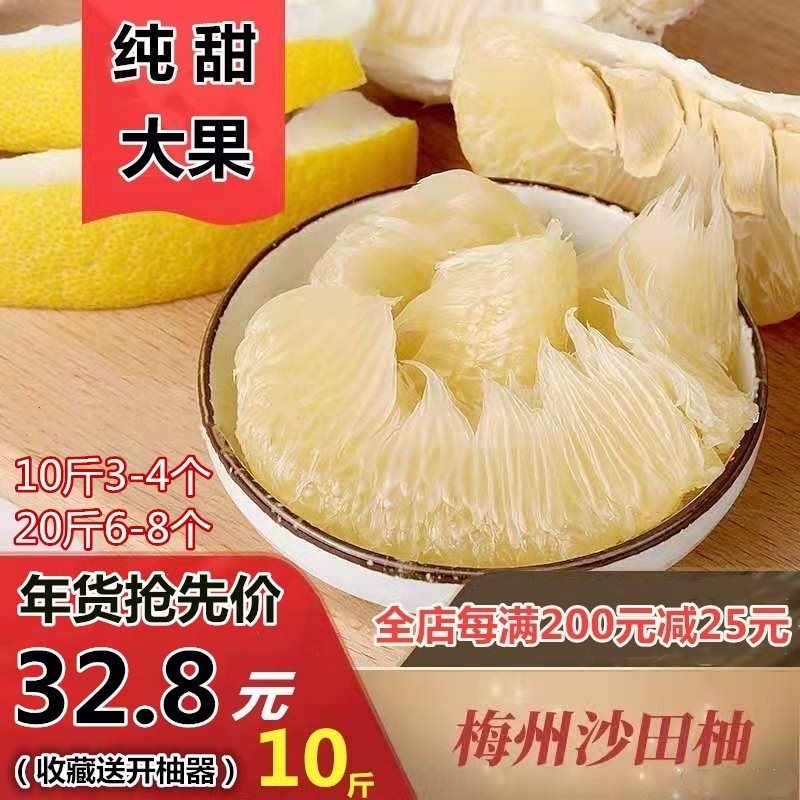 现货发顺丰正宗梅州沙田柚子