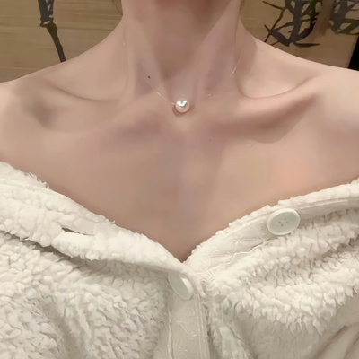 奥地利施家人鱼之泪美人骨珍珠项链女简约而不简单高级时尚轻奢百